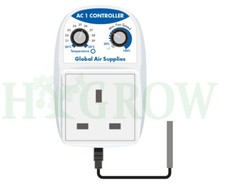 G.A.S AC1 Thermostatic Controller AC Fan controller Hydroponics.