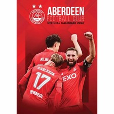 Aberdeen FC A3 Calendar 2026 - Football - Month To View