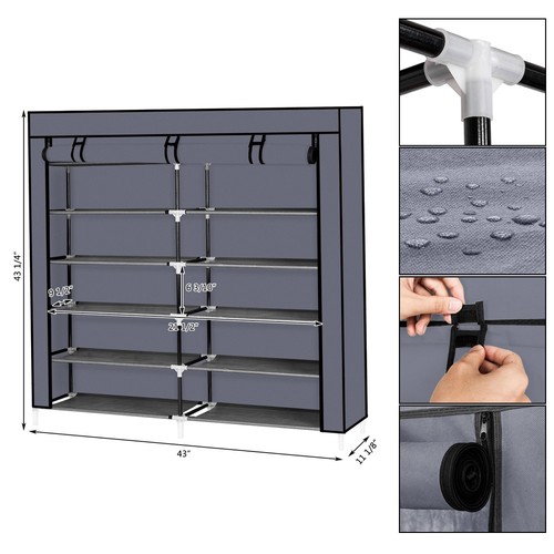 Tiers portable shoe - portable, rack