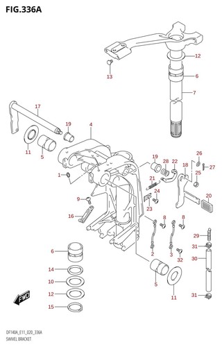 Suzuki genuine circlip dt40 - circlip,