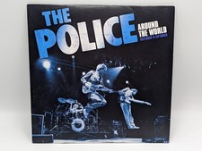 SCRATCHED The Police Around The World LP blue vinyl and DVD 2022 DAMAGED/READ