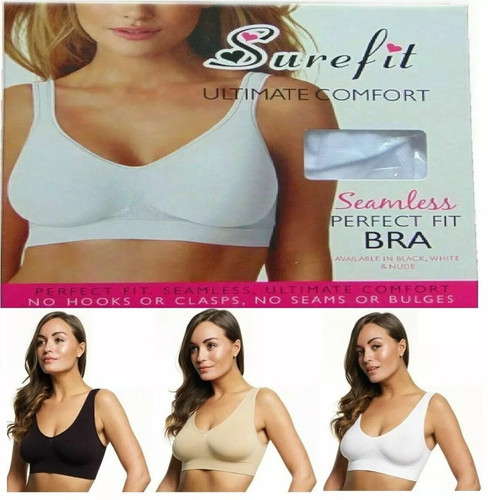 Ladies seamless comfort bra - seamless,
