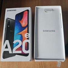 Empty Box Samsung Galaxy A20e with original booklets