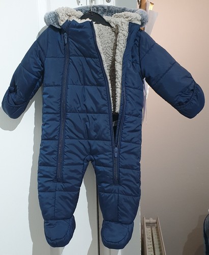 Stunning navy blue snowsuit - blue,