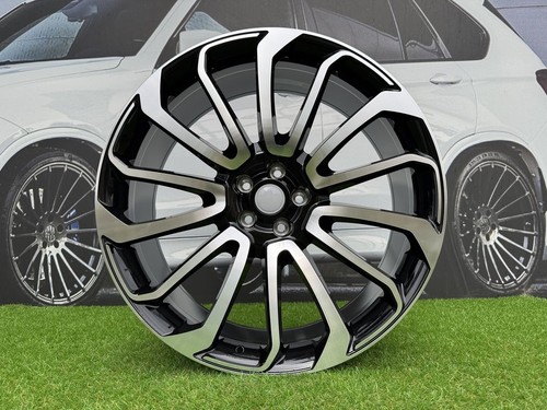 4x24 inch 5x120 - black, polished