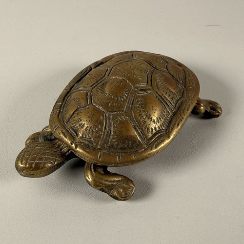 Vintage brass tortoise - vintage,