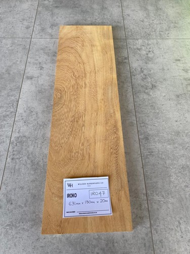 631x180x20mm iroko par solid - iroko,