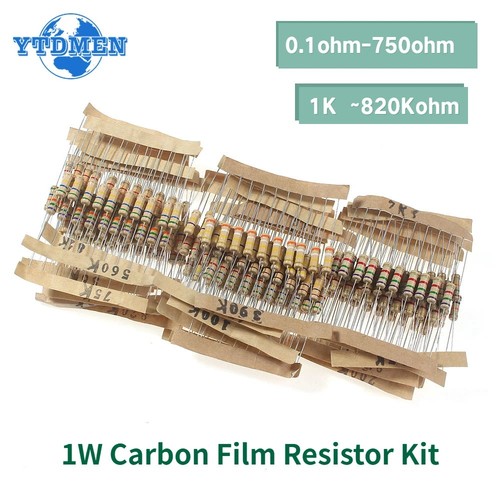 300pcs carbon film resistor - 1w,
