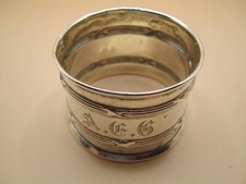 Antique Sterling Silver Napkin