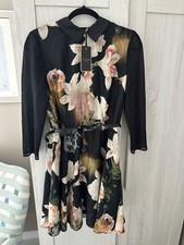 Ted Baker Black Floral Skater
