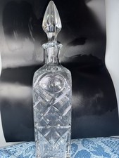 Royal Brierley Crystal Decanter Vintage In Box England