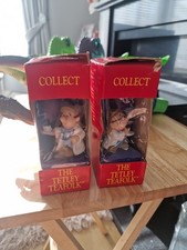 2 Vintage Tetley Tea Folk Figures The Gaffer & Maurice (1994) With Boxes