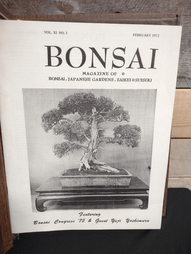 Lot vtg bonsai - bonsai, magazines