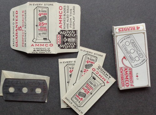 Vintage razor blades ammco - vintage,