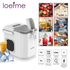 Countertop Ice Maker Machine Electric Automatic 1.2L Fast Ice Cube Maker Machine