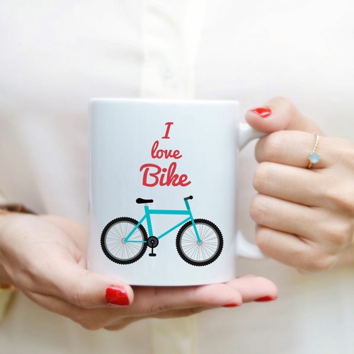 Love bike mug cycle - love,