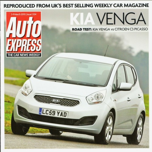 Kia venga road test - road,
