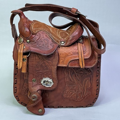 Vintage 70s horse - horse, saddle