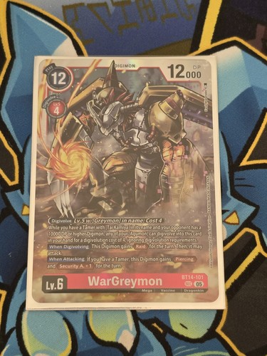 Wargreymon bt14 101 - wargreymon, bt14-101