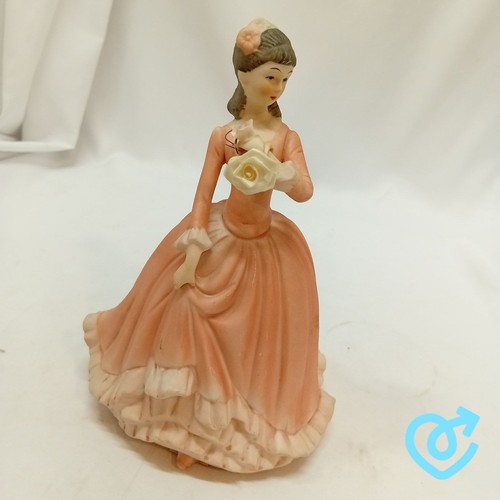 Vintage porcelain lady - vintage,