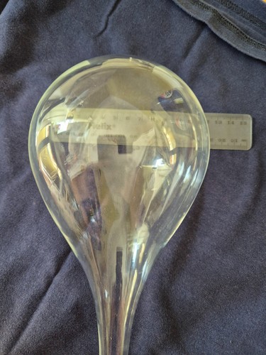 Glass bulb droplet pendant - glass,