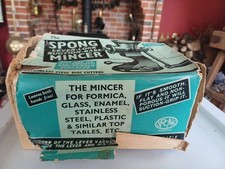 Vintage Unused Spong Suction Base Mincer,  Boxed