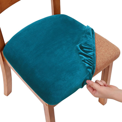Velvet seat covers - velvet, dining