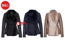 Kate Women's Toscana Shearling Sheepskin Jacket Fashion Quilted Style TSC-333