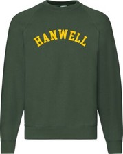 Hanwell Sweatshirt - Ealing London, Retro College, Customise, Various Colours