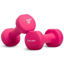 3kg Neoprene Dumbbells Pair
