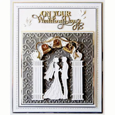 ON YOUR WEDDING Days Metal Cutting Die , Scrapbook , Embossing , DIY. K 44