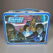 VTG 1980 STAR WARS Empire Strikes Back Metal Lunchbox Lunch Box No Thermos