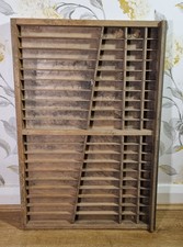 Vintage Wooden Printers  Tray