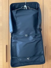 Circa (brand) suit carrier, or dress / garment bag, with three hangers - black