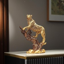 Leopard Statue Resin Figurine