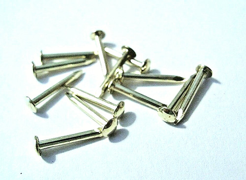 Escutcheon pins nails brass - pins,