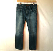 Nudie Jeans W32 L30 Grim Tim Organic Cotton Stretch Dark Blue
