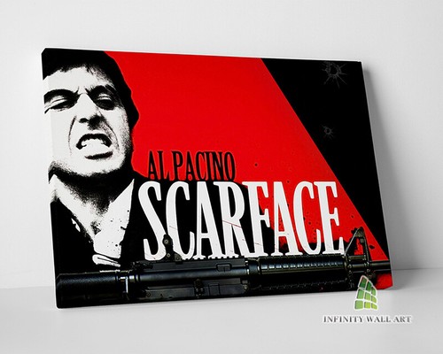 Scarface pacino canvas art - scarface,