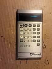 Vintage Rockwell The 24k II Calculator Will Need New Batteries 