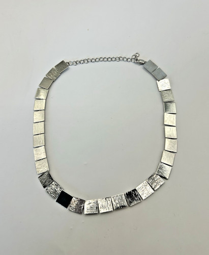 Necklace choker textured - choker,