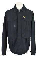 LYLE&SCOTT Black Jacket size M Mens Button Up Outdoors Outerwear Menswear