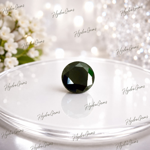 Natural black diamond - black, 2.50