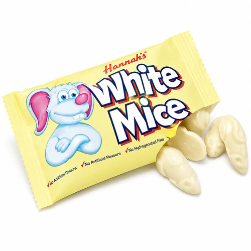 Hannah white mice 40g - white,