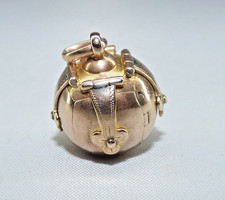 ANTIQUE 9CT ROSE GOLD & SILVER