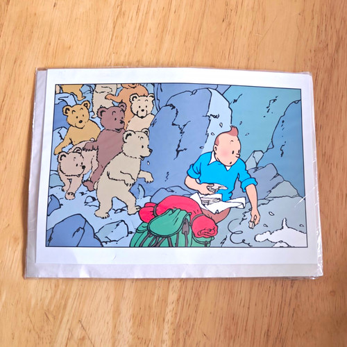 Vintage tintin printed - tintin,