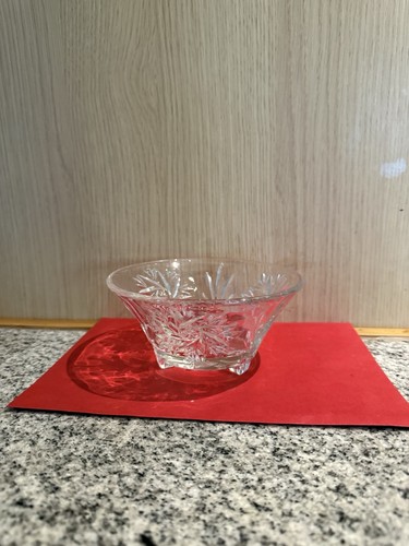 Vintage clear cut glass - cut,