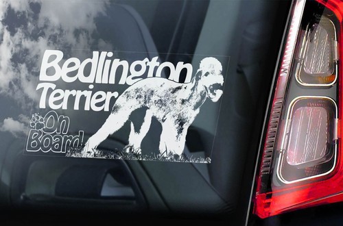 Bedlington terrier sticker - bedlington,