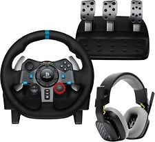 Logitech G29 Racing Wheel, Pedals for PS & PC + A10 - EU Plug - Refurbished
