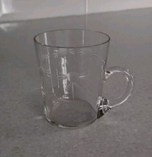 Vintage Miniature Etched Clear