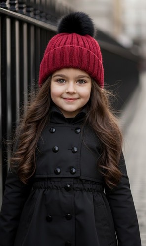 Girls autumn cotton trench - autumn,
